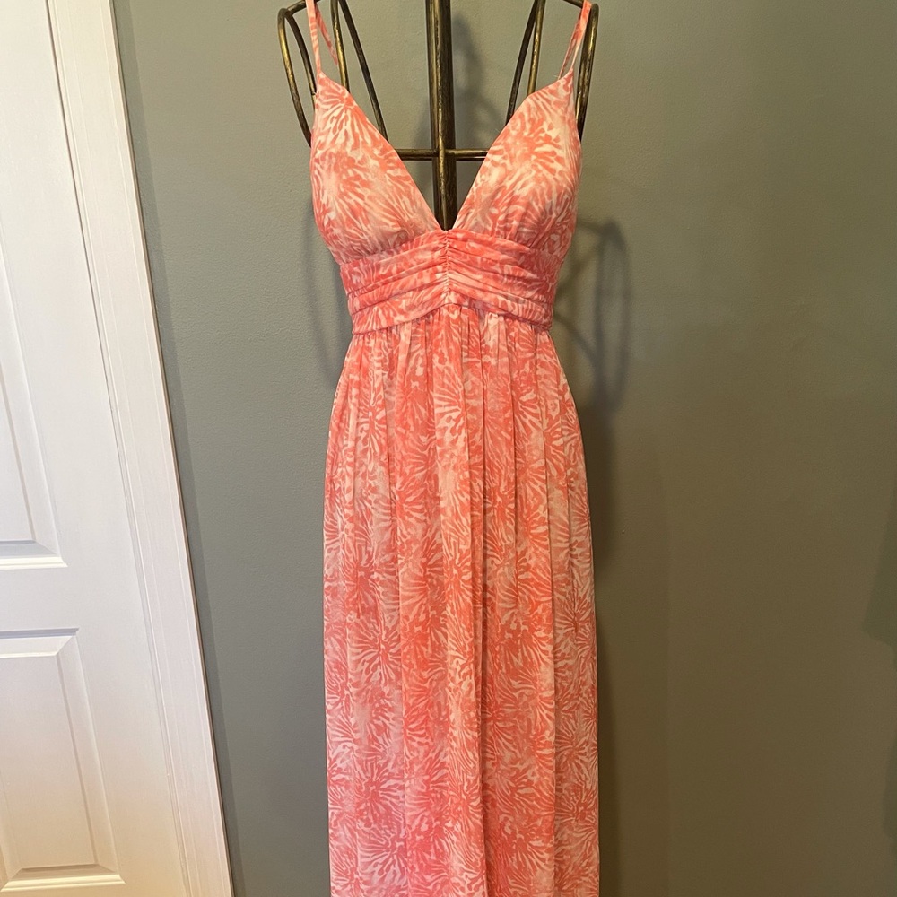 Chiffon maxi dress